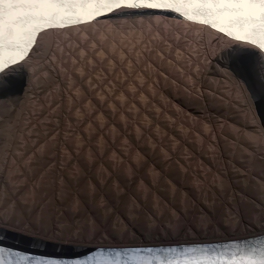 Quilted brown jacket - Picture 4 of 4